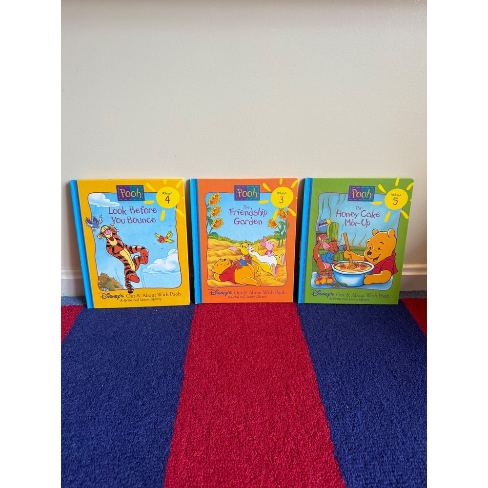 Disney Winnie the Pooh Out & About With Pooh Books Set 3-5